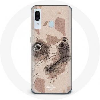 Cover per Samsung Galaxy A20 Razza Chihuahua