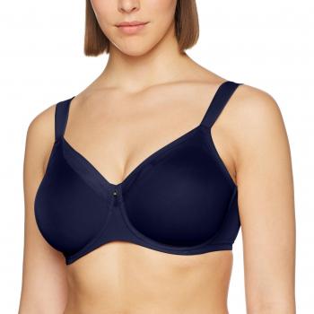 Soutien-gorge minimiseur avec armatures, coloris marine, tailles 80E à 95F