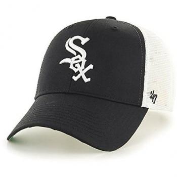 Chicago White Sox Black Branson Cap - Unisex Adjustable Trucker Hat