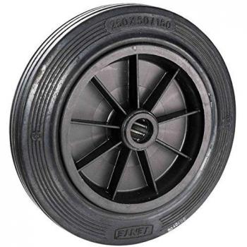 Tente -Roue pleine diamètre250 x 50 mm axe de 25 mm