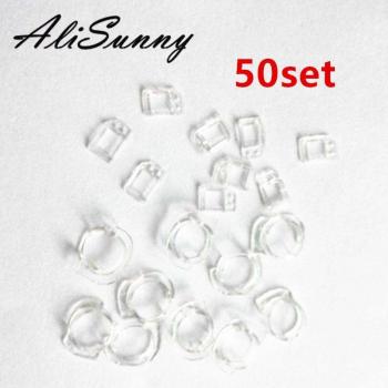 Kit de Support en Plastique pour Objectif de Caméra Frontale et Capteur pour iPhone 7 6 6S Plus 5S 5 - Ensemble de 50 pièces