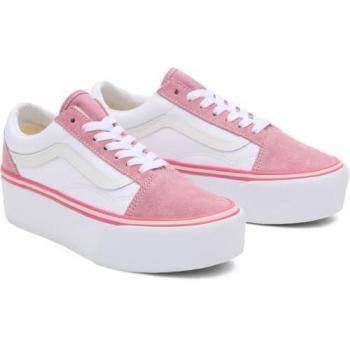 Sneakers Vans Old Skool Stackform Rosa e Bianco 38
