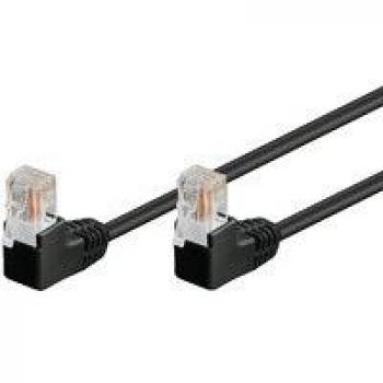 Câble Réseau Microconnect 0,25m Cat5e UTP Noir avec Connecteurs RJ-45