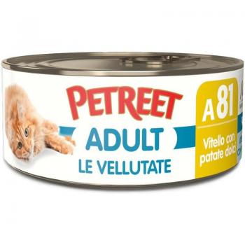Natura Le Vellutate Vitello con Patate Dolci - 70GR Cibo Umido per Gatto Adulto