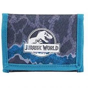 Billetera Infantil Jurassic World en Color Azul