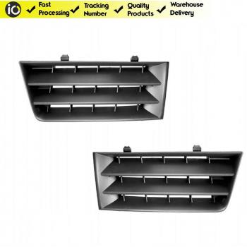 Grille de pare-chocs avant complète noire pour Renault Megane 2 (2003-2006) OEM 7701474478