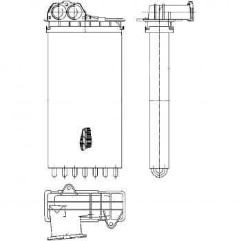 Hella 8FH 351 315-561 Scambiatore Calore
