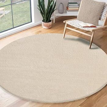Waschbarer runder Kurzflor Teppich »Relax«, 16 mm Höhe, modern und rutschfest