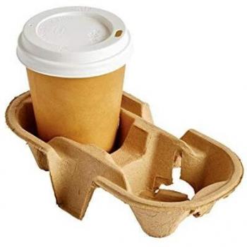 Unbekannt ce381 Einweg 2 Cup Carry Tabletts