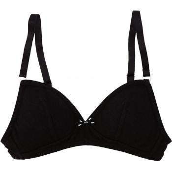 DIM Girls' Slip Generous Edition Limitee Bra, Black