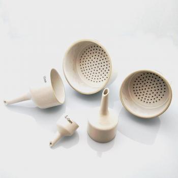 40mm to 150mm Porcelain Buchner Funnel, Laboratory Filter Tool, Porous Negative Pressure Suction Filter