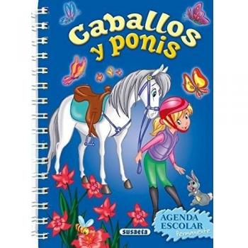 Agenda Escolar Permanente - Caballos y ponis