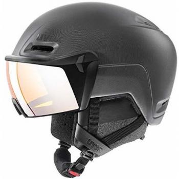 uvex hlmt 700 visor, casque de ski Adulte unisexe, black mat, 55-59 cm