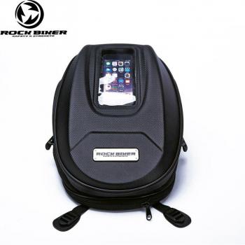 ROCK BIKER Universal Waterproof Motorcycle Fuel Tank Bag with Magnetic Suction Side Bags