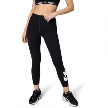 Leggings Nike Classics Donna Alta Vita Nero/Bianco XS