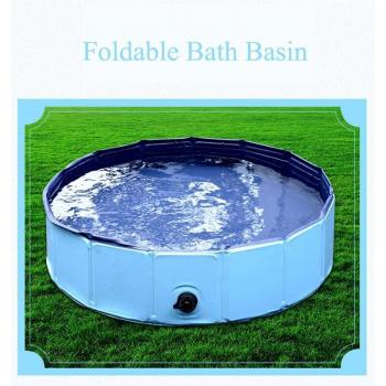 SMARTPET PVC Foldable Pet Swimming Pool and Washing Tub for Dogs and Cats - Large & Small Sizes