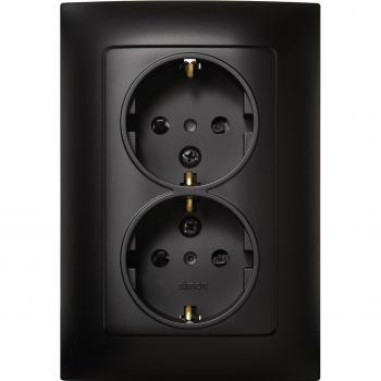 Base de Enchufe Doble Schuko TT para Empotrar Serie 10 Simon
