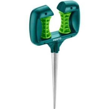 Guide tuyau à enrouleur Verto 15G851 - Guide flexible à rouleaux GRUPA TOPEX