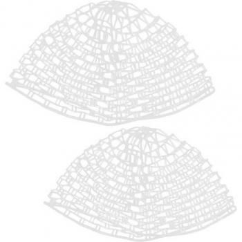 Soft Rubber Mesh Fly Fishing Landing Net for Trout and Bass - Transparent Catch & Release Replacement Net