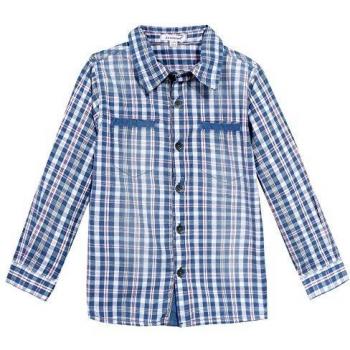 3 Pommes City 1 Camisa de Vestir, Azul