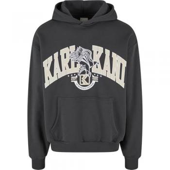 Sudadera Oversized Karl Kani Original con Estampado de Águila en Gris Antracita