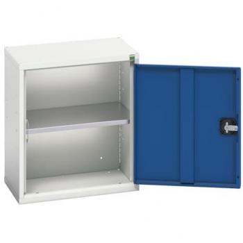 Bott Verso 1-Shelf Steel Wall Cupboard - 525mm Grey/Blue