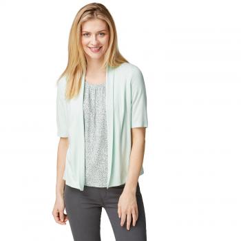 Bonita Damen Jerseyjacke mit kurzen Ärmeln XXL Mint Candy Apple