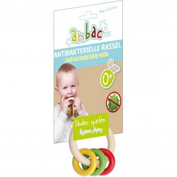 eitech 70002 anbac toys antibakterieller Rasselring, bunt