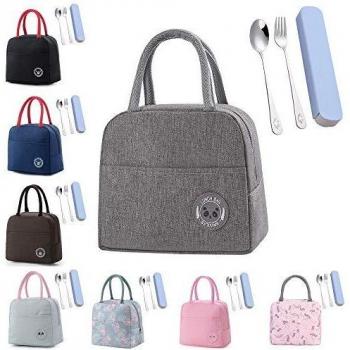 Insulated Lunch Bag Thermal Bag Cool Bag for Adults/Men/Women, Portable Lunch Box Holder Cooler Bag for Lunch/Foods & Drinks/Picnic/School/Office Work