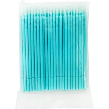 100pcs Bendable Disposable Micro Brushes for Eyelash Extensions and Glue Cleaning