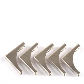Bronze Metal Corner Protectors for Scrapbooking and DIY Crafts - 30 Pieces, 20x20x4mm, C3050