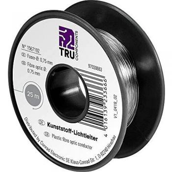 Tru Components 25m Simplex POF Fiber Optic Cable