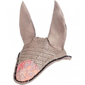 HKM Savona Style Fly Mask with Ears - Taupe / Full