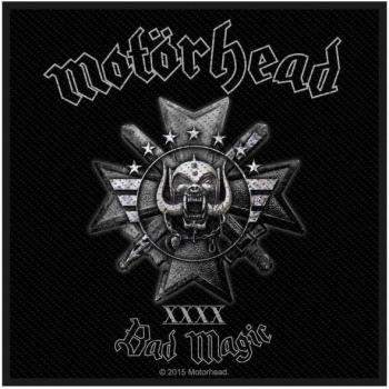 Motorhead Bad Magic Woven Patch One Size Black/Grey