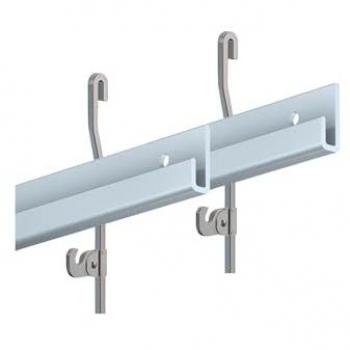 Cimaise Classic + Gallery Aluminium 8 mètres - Solution d'accrochage pour décoration murale lourde