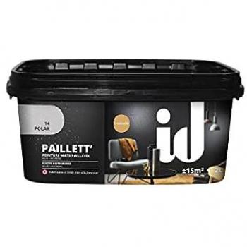 Peinture de finition mate paillettée PAILLETT 2L POLAR - ID Paris