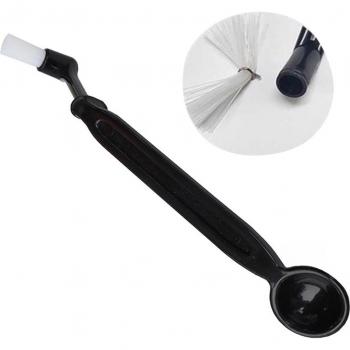 2-in-1 Coffee Machine Cleaning Brush with Plastic Handle