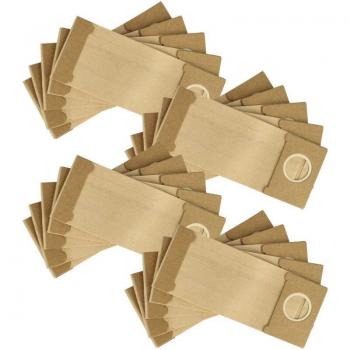 Vhbw 20-Pack Turbo Paper Dust Bags for Metabo SR E 357, SR E 359, SR 358, SR 356 Electric and Orbital Sanders