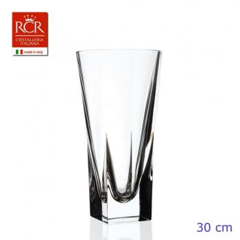 Vaso Portafiori Fusion 30 cm in Vetro Luxion Trasparente