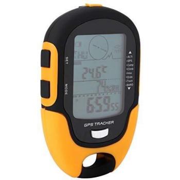 Multi-functional Digital Barometric Altimeter Compass Weather Forecast GPS Navigation Receiver Handheld USB Rechargeable Thermometer Hygrometer Barometer