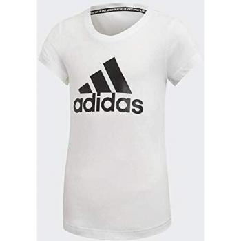 adidas Must Have Badge of Sports T-Shirt Women Camiseta de Manga Corta, Niñas, Blanco