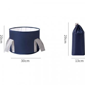 Sac de trempage pliable pour les pieds avec isolation en aluminium, seau de voyage portable