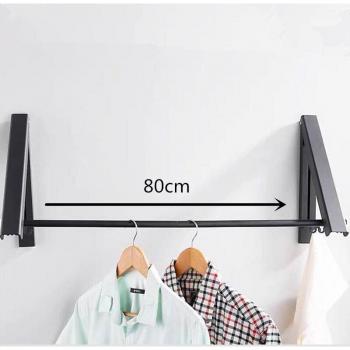 Adjustable Retractable Folding Bathroom Clothes Drying Rack - Multi-functional Indoor Hanger