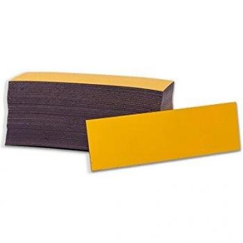 Etiquettes magnétiques coloris jaune h x 100 mm lot de 100 CERTEO