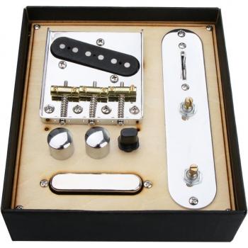 85.5x77x10.5mm Telecaster Electric Guitar Neck Pickup with Bridge Plate Set for Optimal Tone
