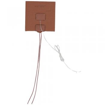Thermo TECH Silicone Lamina Riscaldante Rinforzata in Fibra di Vetro 12V/AC, 12V/DC, 280W, Tipo di Protezione IPX7 (250 mm x 250 mm)