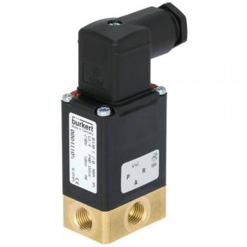 Vanne à commande directe 3/2 voies Bürkert 43129 24 V/DC G 1/4 en laiton NBR 0-5 bar
