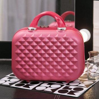 Lovely Hardside Mini Travel Tote for Girls - Weekend Clothes & Toiletry Organizer