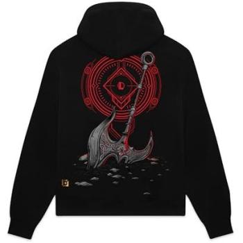 Hoodie Darius Noir pour Homme avec Poche Frontale - Tailles M, L, XL