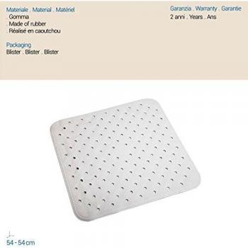 METAFORM Tappetino Doccia Bianco Quadrato MOD. Kino